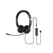 Acer Office Headset AHW154/Stereo/Jack/Drát/Černá
