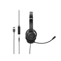 Acer Office Headset AHW154/Stereo/Jack/Drát/Černá