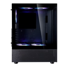 Adata XPG INVADER X MINI/Midi Tower/Transpar./Černá