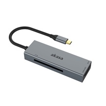 AKASA USB 3.2 Type-C čtečka karet