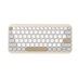 ASUS Marshmallow Keyboard KW100/Bezdrátová Bluetooth/CZ-SK layout/Béžová