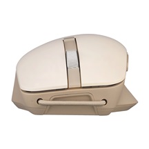 ASUS SmartO Mouse MD200 Silent Plus/Kancelářská/Optická/Pro praváky/4 200 DPI/USB+BT/Béžová