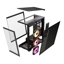 CORSAIR iCUE LINK 3500X/Midi Tower/Transpar./Černá