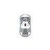 Endorfy GEM Plus/Herní/Optická/Pro praváky/19 000 DPI/Drátové USB-A/Bílá