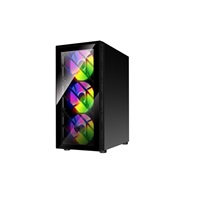 FSP CMT192/Midi Tower/Transpar./Černá