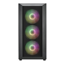 FSP CMT218/Midi Tower/Transpar./Černá