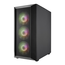 FSP CMT218/Midi Tower/Transpar./Černá