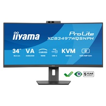 iiyama ProLite/XCB3497WQSNPH-B1/34"/VA/wQHD/120Hz/0,4ms/Black/3R