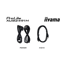 iiyama ProLite/XUB2491H-B1/23,8"/IPS/FHD/100Hz/0,5ms/Black/3R