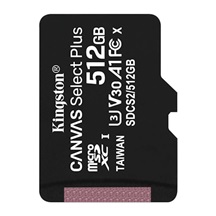 Kingston CANVAS SELECT PLUS/micro SD/512GB/UHS-I U3 / Class 10