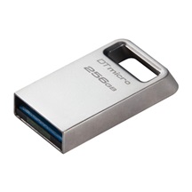 Kingston DataTraveler Micro/256GB/USB 3.2/USB-A/Stříbrná