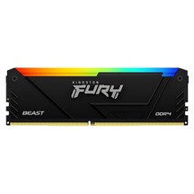 Kingston FURY Beast/DDR4/128GB/3200MHz/CL16/4x32GB/RGB/Black