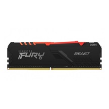 Kingston FURY Beast/DDR4/8GB/3600MHz/CL17/1x8GB/RGB/Black
