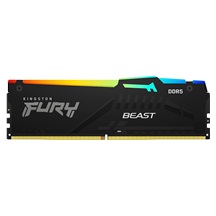 Kingston FURY Beast/DDR5/128GB/5200MHz/CL40/4x32GB/RGB/Black