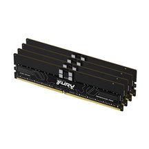 Kingston FURY Renegade Pro/DDR5/128GB/6000MHz/CL32/4x32GB/Black