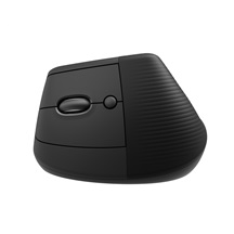 LOGITECH Lift For Business/Ergonomická/Optická/Pro leváky/4 000 DPI/USB+BT/Grafitová