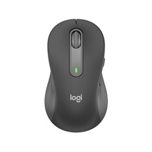 Logitech M650L/Kancelářská/Laserová/Pro leváky/Bezdrátová USB + Bluetooth/Šedá