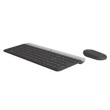 set Logitech slim Wireless MK470 - graphite, US