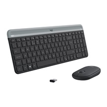 set Logitech slim Wireless MK470 - graphite, US