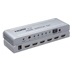 PremiumCord 4Kx2K@60Hz HDMI switch 5:1 kovový s dálkovým ovladačem a napájecím adaptérem