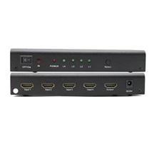 PremiumCord HDMI switch 4:1, kovový, dálkové ovl.