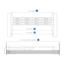 QNAP Rail kit -  RAIL-A03-57