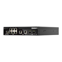QNAP řízený PoE++ switch QSW-M2106PR-2S2T (6x 2,5GbE RJ45, 2x 10GbE RJ45, 2x 10GbE SFP+, malá šířka)