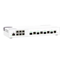 QNAP řízený switch QSW-M2106-4C (6x 2,5GbE RJ45 a 4x kombinované 10GbE SFP+ / 10GbE RJ-45)