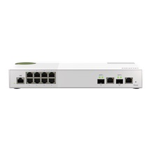 QNAP řízený switch QSW-M2108-2C (8x 2,5GbE RJ45 a 2x kombinované 10GbE SFP+ / RJ-45)
