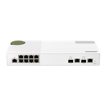 QNAP řízený switch QSW-M2108-2C (8x 2,5GbE RJ45 a 2x kombinované 10GbE SFP+ / RJ-45)