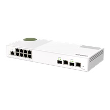 QNAP řízený switch QSW-M2108-2C (8x 2,5GbE RJ45 a 2x kombinované 10GbE SFP+ / RJ-45)