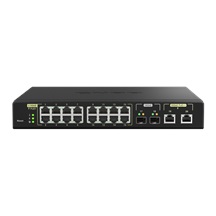 QNAP řízený switch QSW-M2116P-2T2S (16x 2,5GbE PoE+ RJ45 / 2x 10GbE RJ45 PoE++ / 2x 10GbE SFP+)