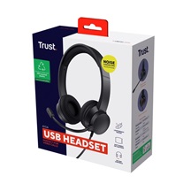 Trust Ayda/Stereo/USB/Drát/Černá