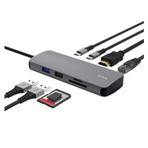 TRUST DALYX 8-IN-1 MULTIPORT ADAPTER