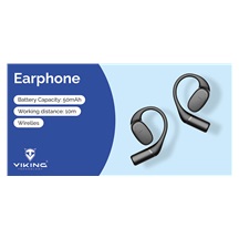 Bezdrátová Bluetooth sluchátka Viking V49/BT/Bezdrát/Černá