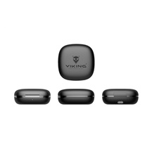 Bezdrátová Bluetooth sluchátka Viking V49/BT/Bezdrát/Černá