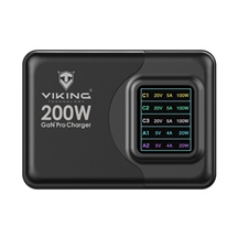 Viking USB GaN charger 200W PD PRO