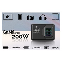 Viking USB GaN charger 200W PD PRO