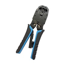 W-Star Kleště UTP RJ45/ RJ12/RJ11 PROFI s ráčnou bez ořezávače izolace