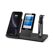 Yealink WH67 DECT základna s dotykovým LCD a s náhlavní soupravou do jednoho ucha