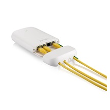 Zyxel PoE12-3PD, 4x 1Gb port PoE extender. 45W PoE budget, IP55 rated (outdoor)