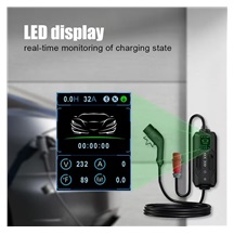 Immax cestovní nabíjecí stanice pro elektromobily EV/PHEV AC Type 2, 22 kW