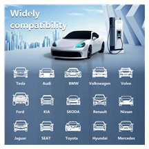 Immax cestovní nabíjecí stanice pro elektromobily EV/PHEV AC Type 2, 22 kW