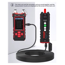 NOYAFA NF-859GT Tester síťových kabelů, VFL a OPM