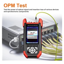 NOYAFA NF-981 OTDR Tester optických vláken, VFL a OPM