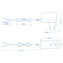 Teltonika Napájecí adaptér 2-pinový, 12V, 18W