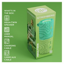 Stromberg MEGA-TWIN Bluetooth reproduktory, 30W