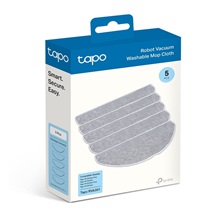 TP-Link Tapo RVA301, Náhradní omyvatelná utěrka pro Tapo vysavače, 5 pack
