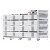 DEYE BOS-B256 Pro-A3 Bateriový set s BMS, 257.2 kWh, 16 baterií, HV