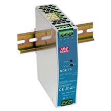 MEAN WELL NDR-75-48 Průmyslový zdroj na DIN lištu, 76W, 48V